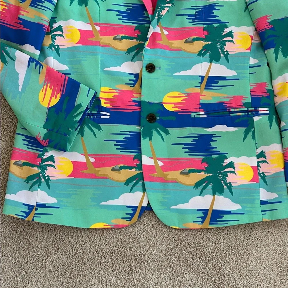 NWOT Shinesty Men's Blazer - Tequila Sunrise